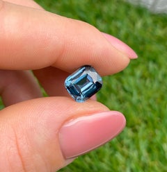 Spinel Blue 3.53Ct natural gemstone, Cushion cut, Tanzania, Certificate GFCO