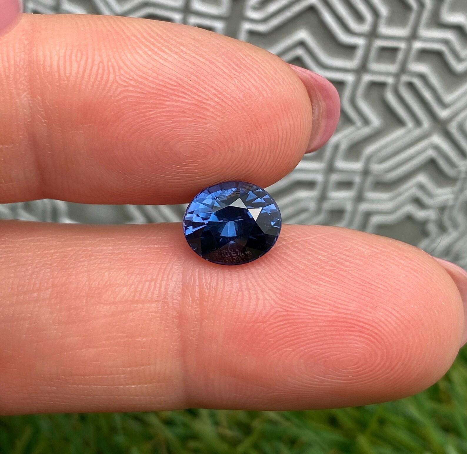 Spinel Cobalt VIVID Blue 2.99Ct natural gemstone, Oval cut, Tanzania Certificate For Sale 4