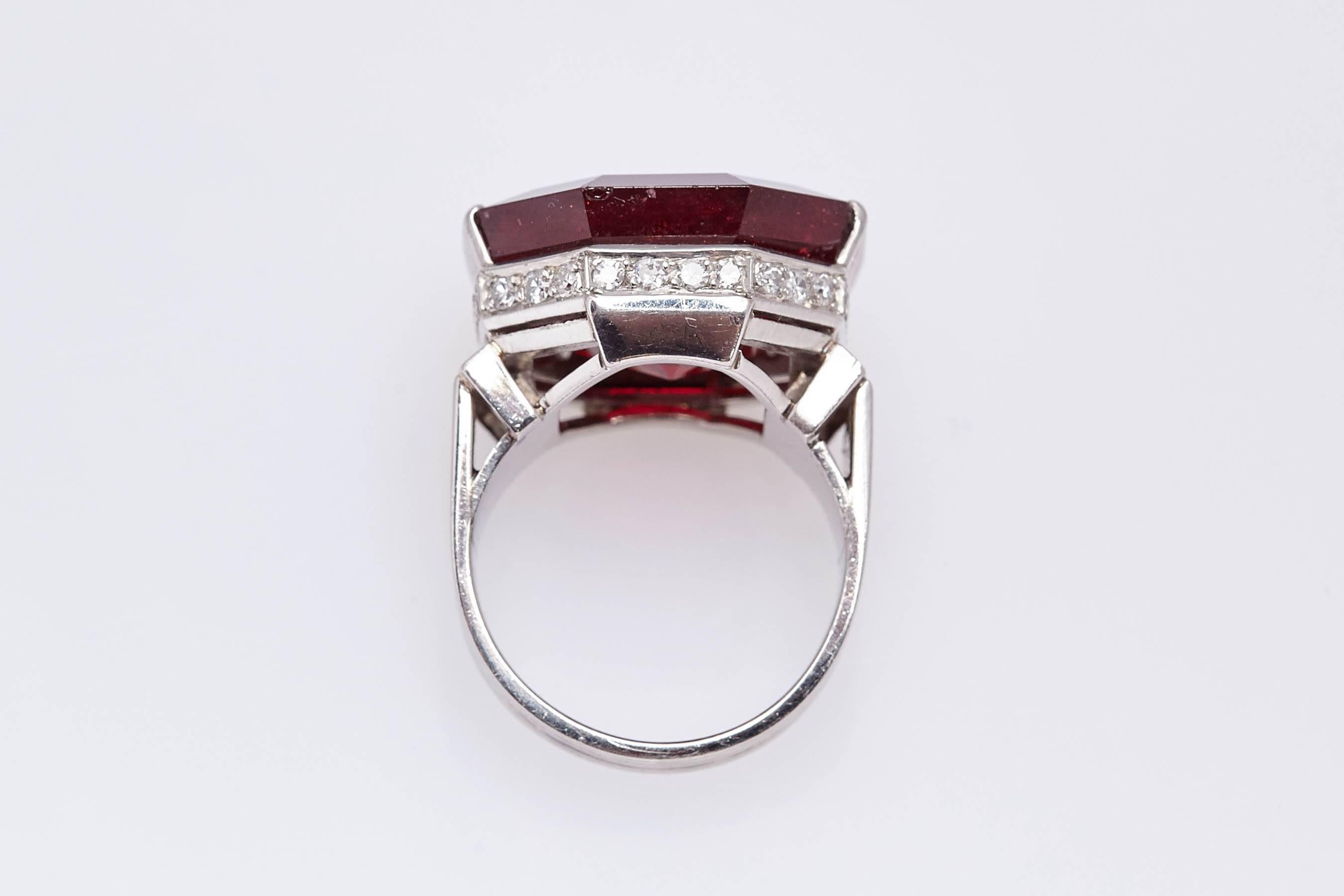 Spinel Diamond Ring 1