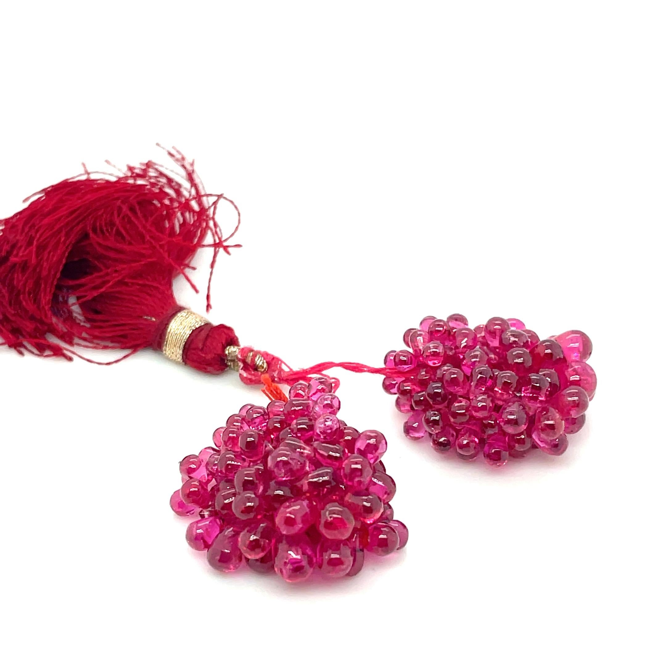 Contemporary Spinel Drops Cts 44.48 For Sale