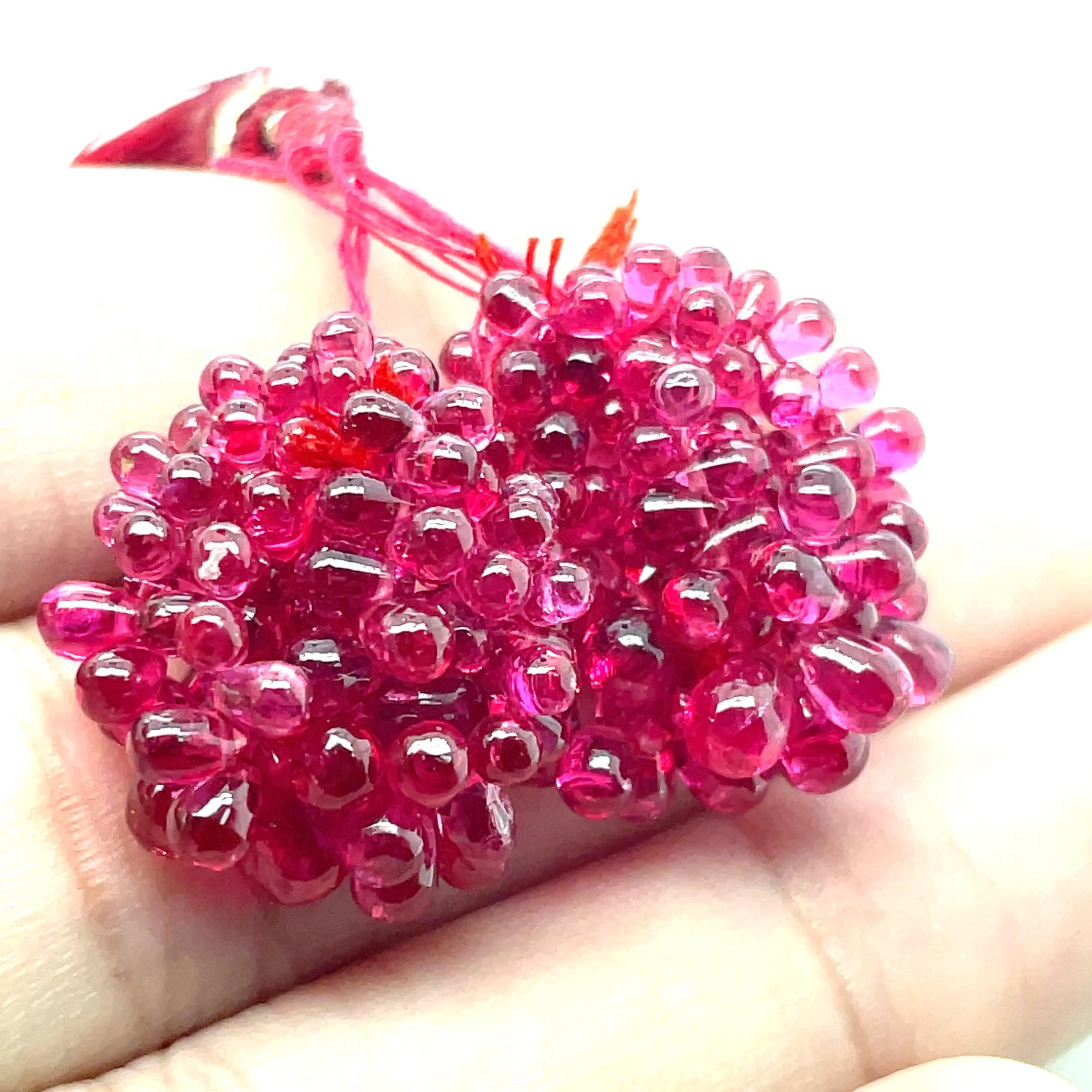 Oval Cut Spinel Drops Cts 44.48 For Sale