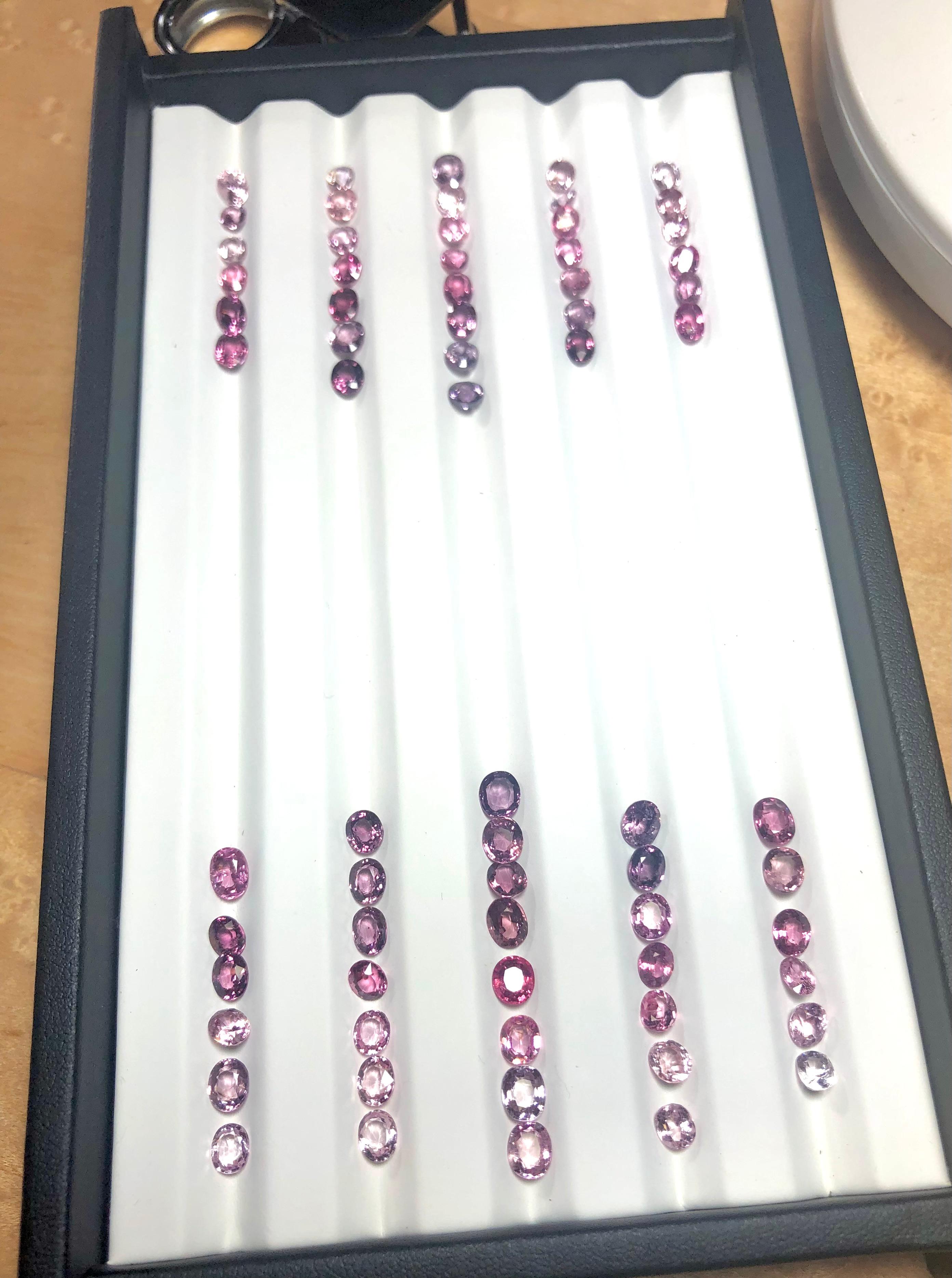 Women's Exclusive Spinel Collection 68 Pcs No Heat Gemstone For Sale