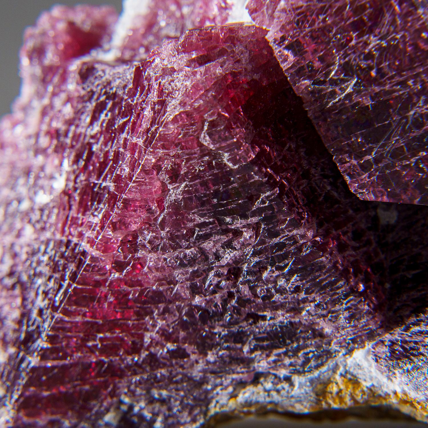 From Mogok, Sagaing Division, Myanmar (Burma)

An excellent complex crystal of red Spinel crystals with deep cherry-red to translucent strawberry-red crystals with a glassy luster. Large octahedron crystals some with modified termination as well as