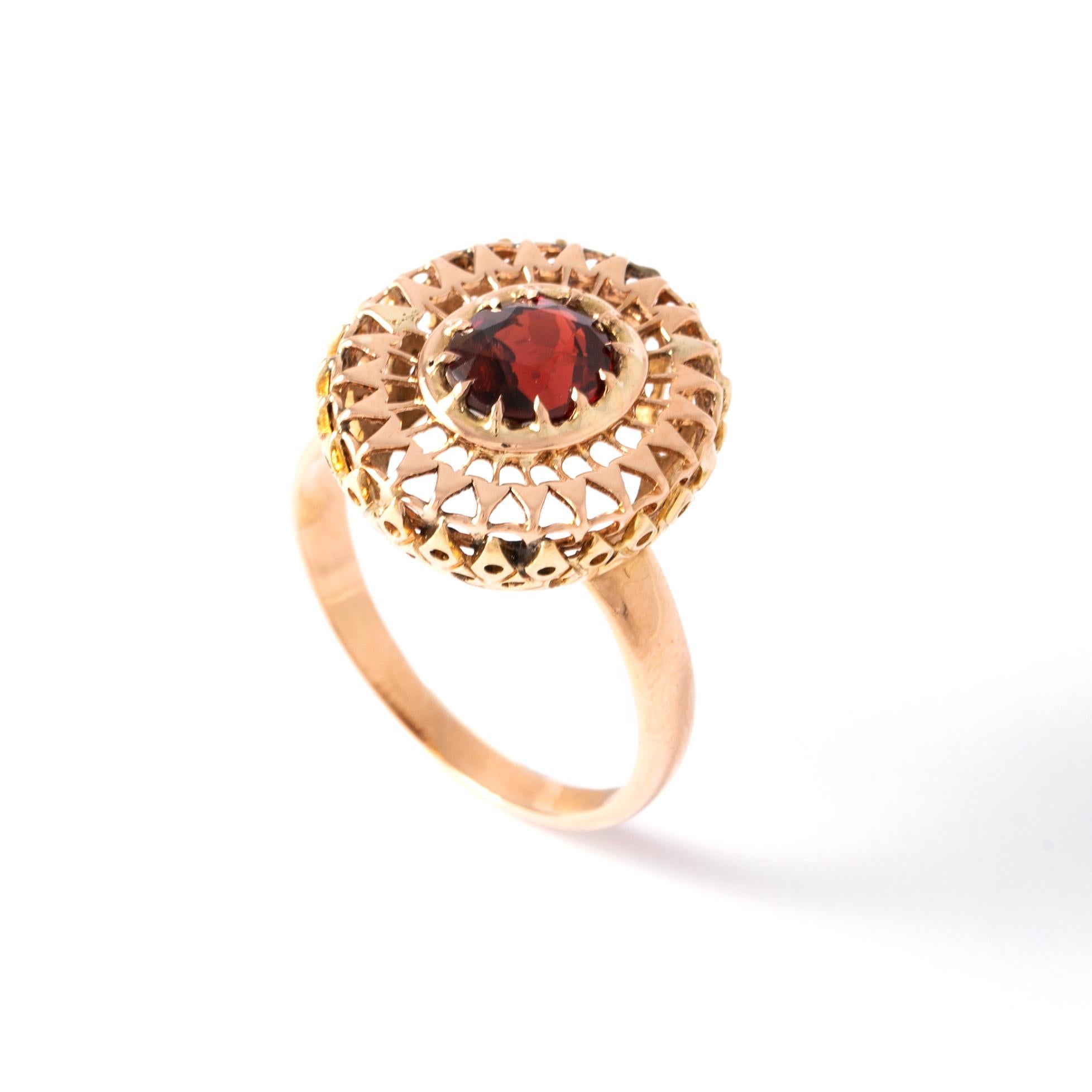 Spinel Gold Ring For Sale 1