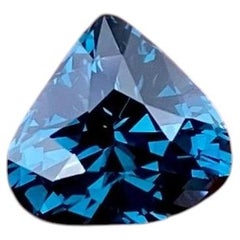 Spinel Greenish-BLUE natural gemstone 2.09Ct, Pear cut, Tanzania, Certificate!