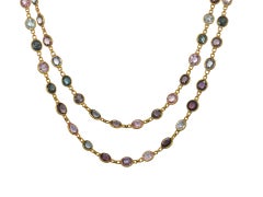 Spinel longuard chain, circa 1905.