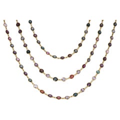 Spinel longuard chain, circa 1905.