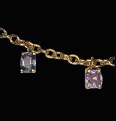 Collar de Espinela con Oro de 14k