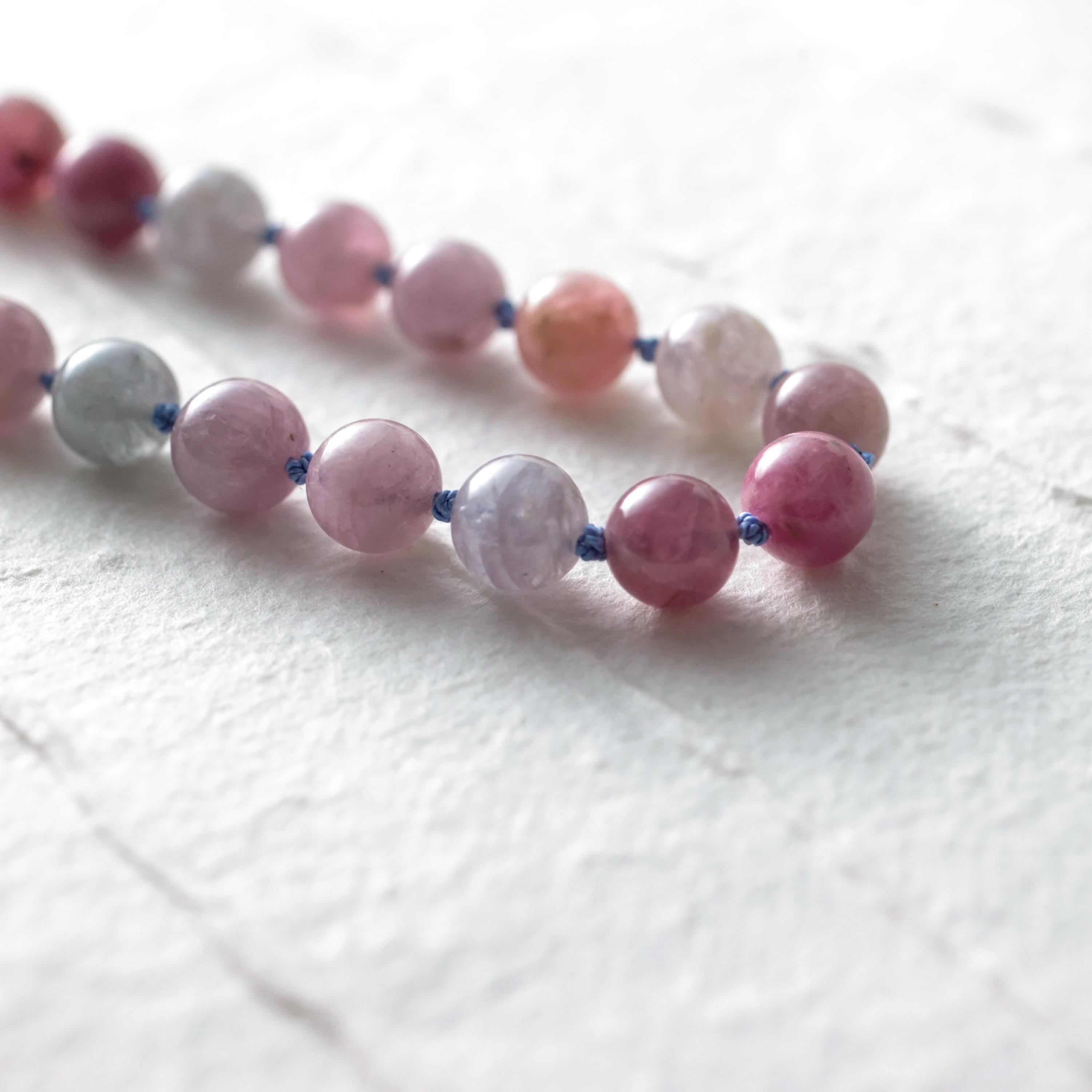 Spinel Necklace with Zircon and Diamond Clasp Certified No-Heat 2