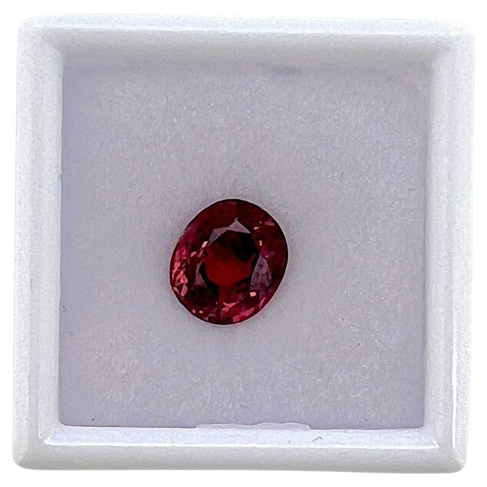 Spinel oval cushion 2.30 ct Deep Pink  Vietnam No-Heated Natural Spinel For Sale