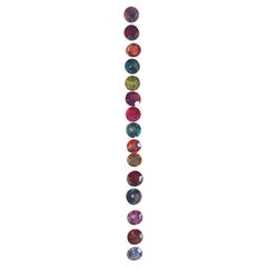 Spinell Palette 7,20 Karat Rund 5mm Lose Edelsteine Set