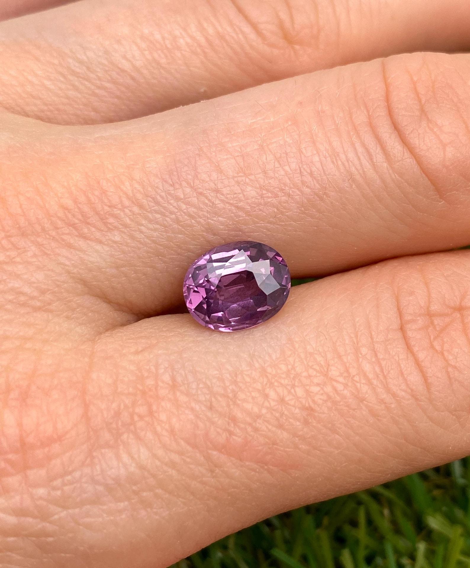 Spinell Pink lose 3.28Ct natürlicher Edelstein, Ovalschliff, Zertifikat GFCO, Sri Lanka im Angebot 3