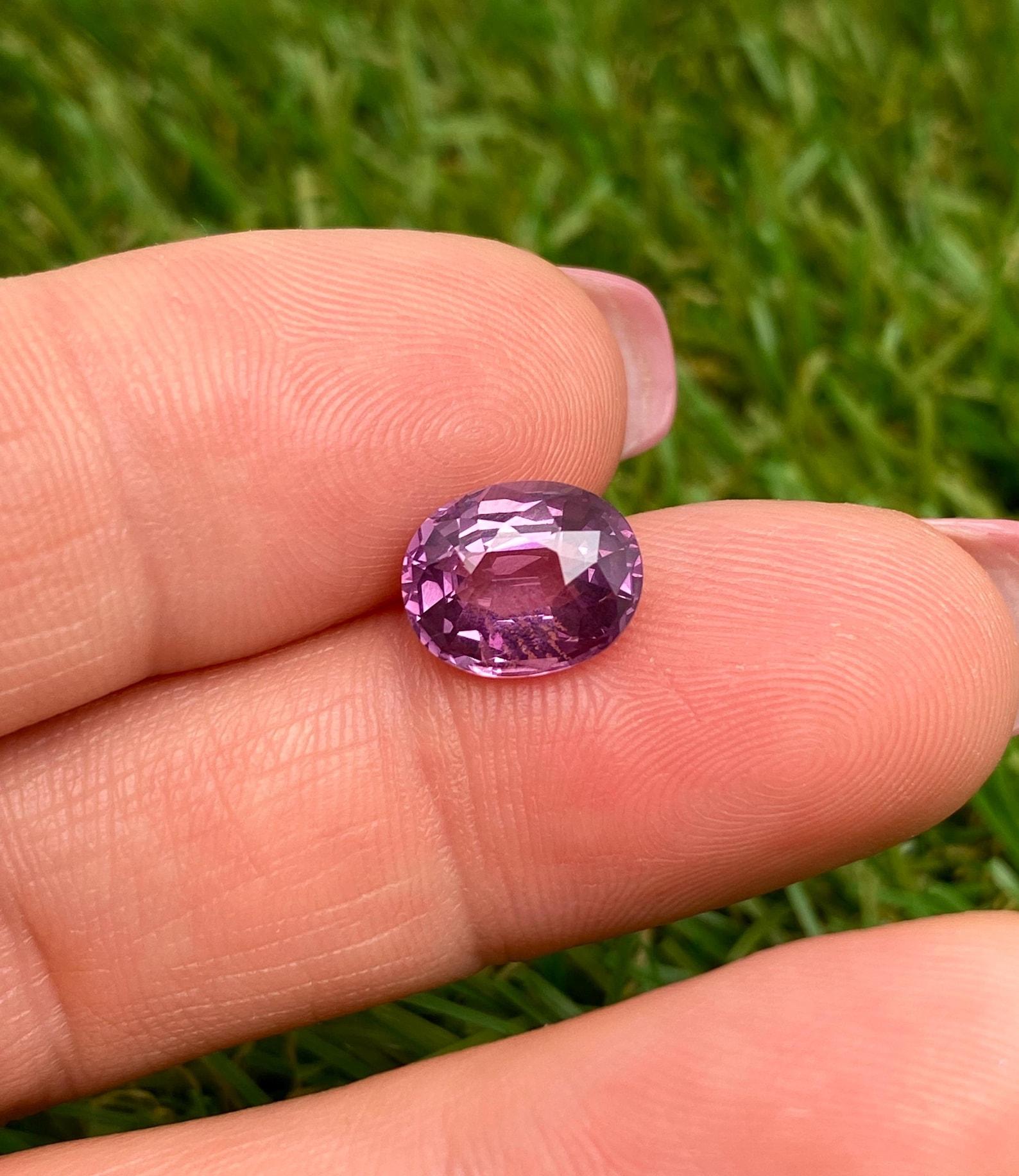 Spinell Pink lose 3.28Ct natürlicher Edelstein, Ovalschliff, Zertifikat GFCO, Sri Lanka im Angebot 5