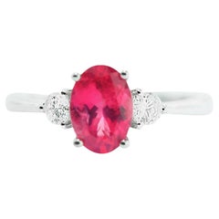 Anillo Espinela Con Diamantes 1,54 Quilates Oro Blanco 18K