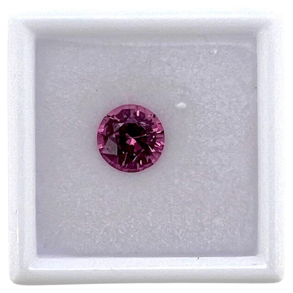 Spinel round 1.75 ct Vivid Pink  Vietnam No-Heated Natural Spinel