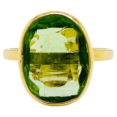 Anello Spinel Unshape in oro giallo 18K