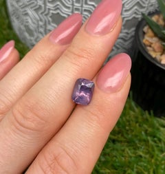 Spinel VIVID Purple natural gemstone 3.09Ct ., Cushion cut, Origin Tanzania