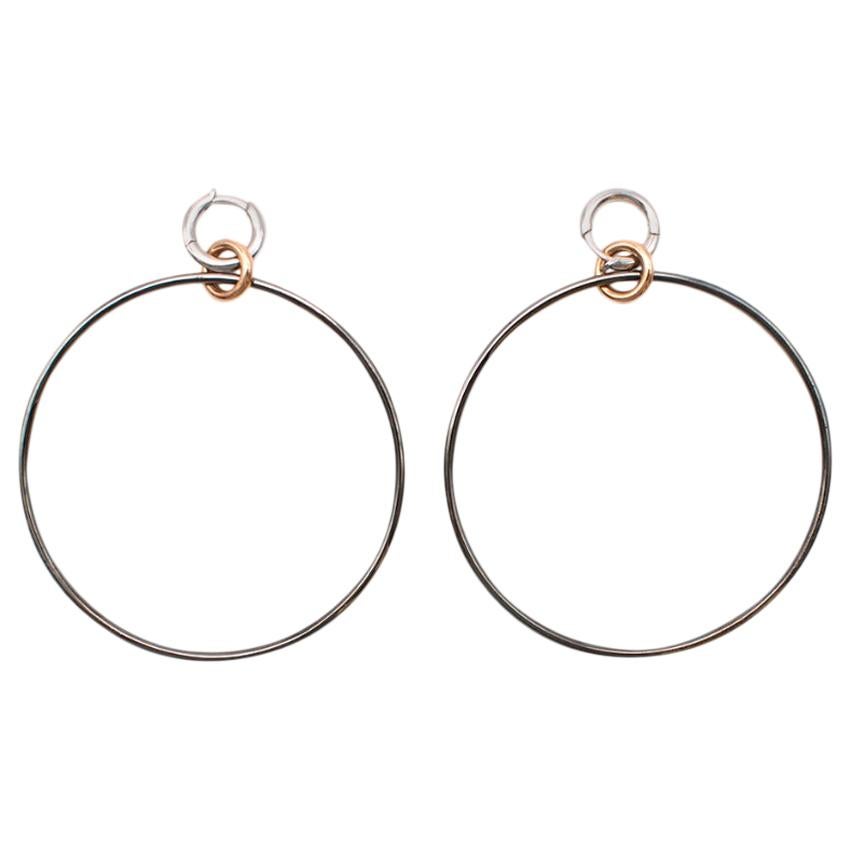 Spinelli Kilcollin 18 Karat Gold Altaire Hoop Earrings For Sale