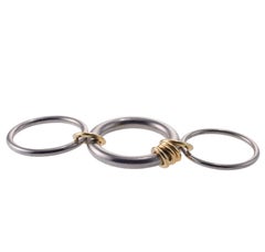 Spinelli Kilcollin Gold Set Of Three Linked Ring