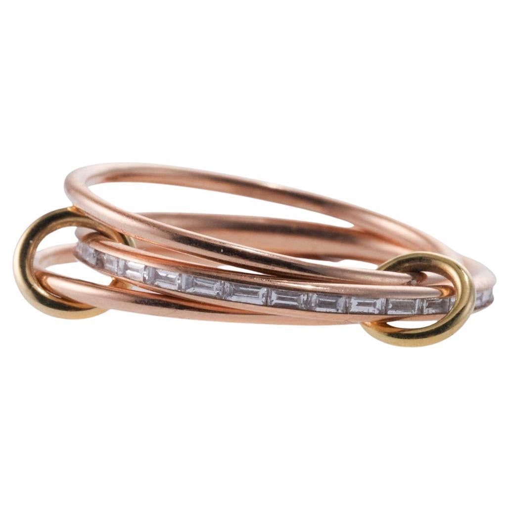 Spinelli Kilcollin Rhea Rose Gold Diamond Ring For Sale