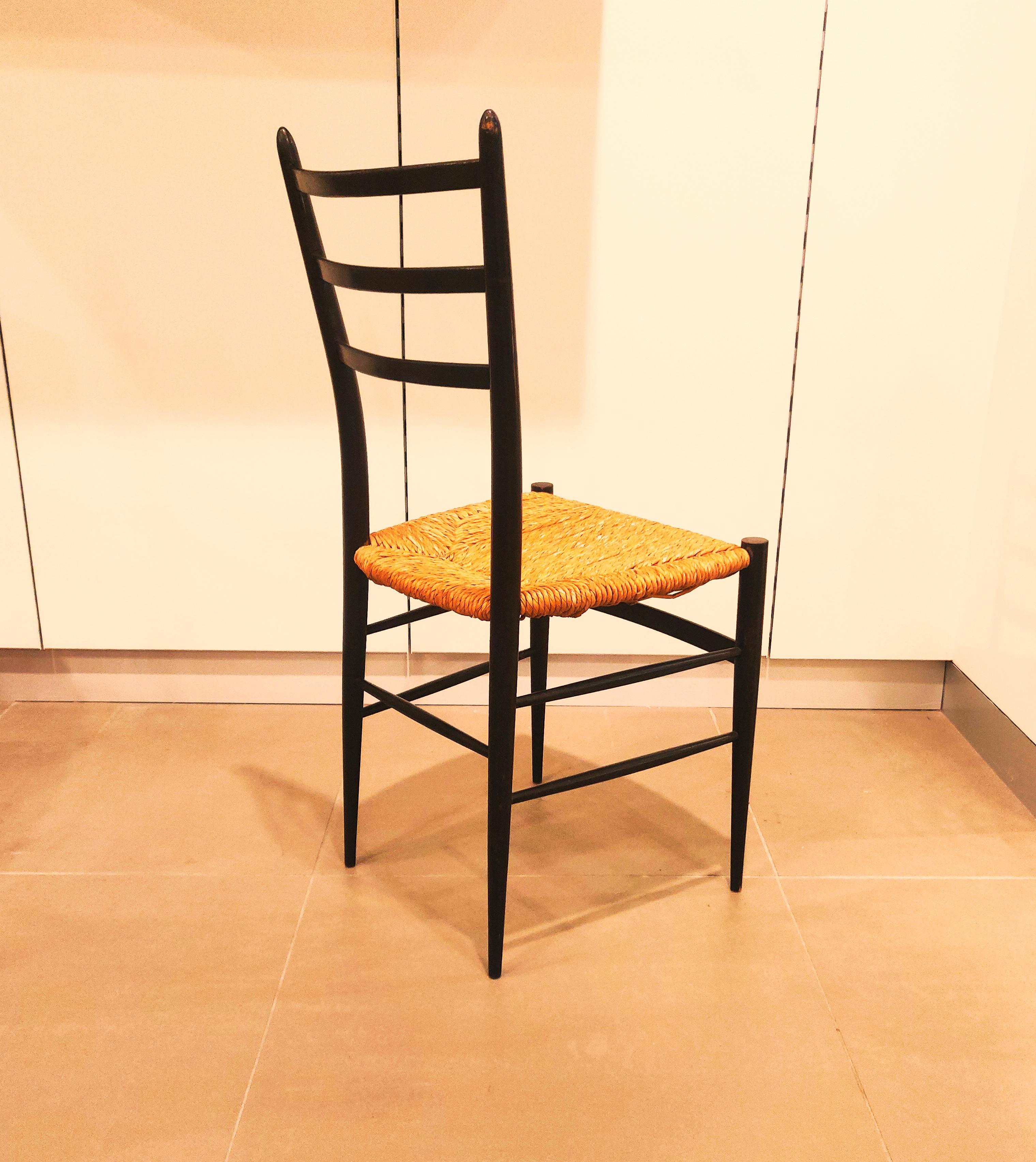 Minimalist Spinnetto Chair by Chiavari, 1960s For Sale