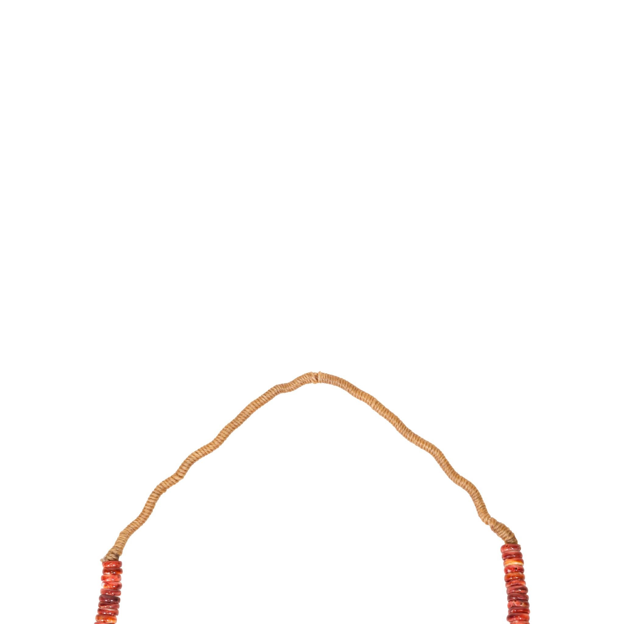 Spiny Austern-Halskette und Ohrringe (Indigene Kunst (Nord-/Südamerika)) im Angebot