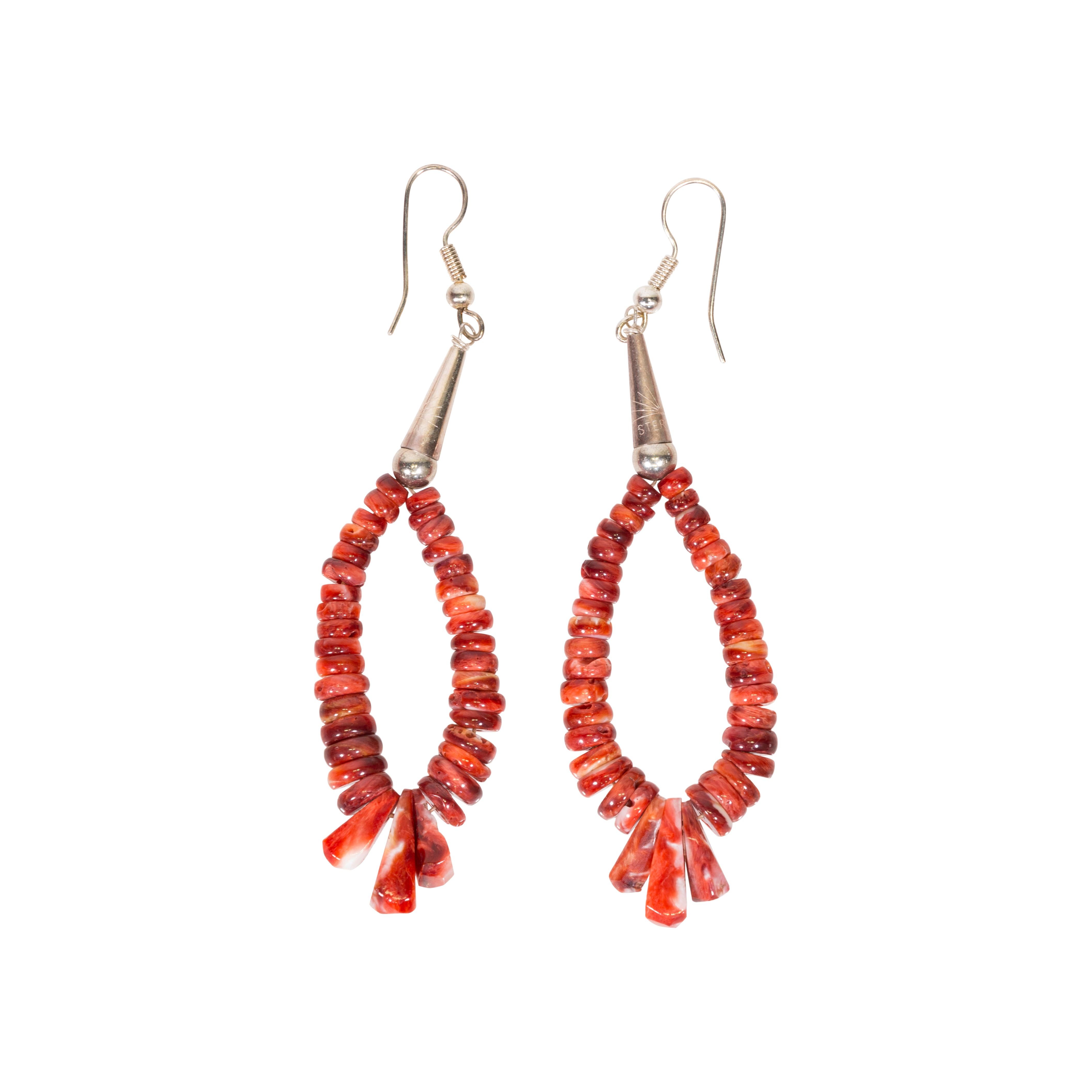 spiny oyster earrings