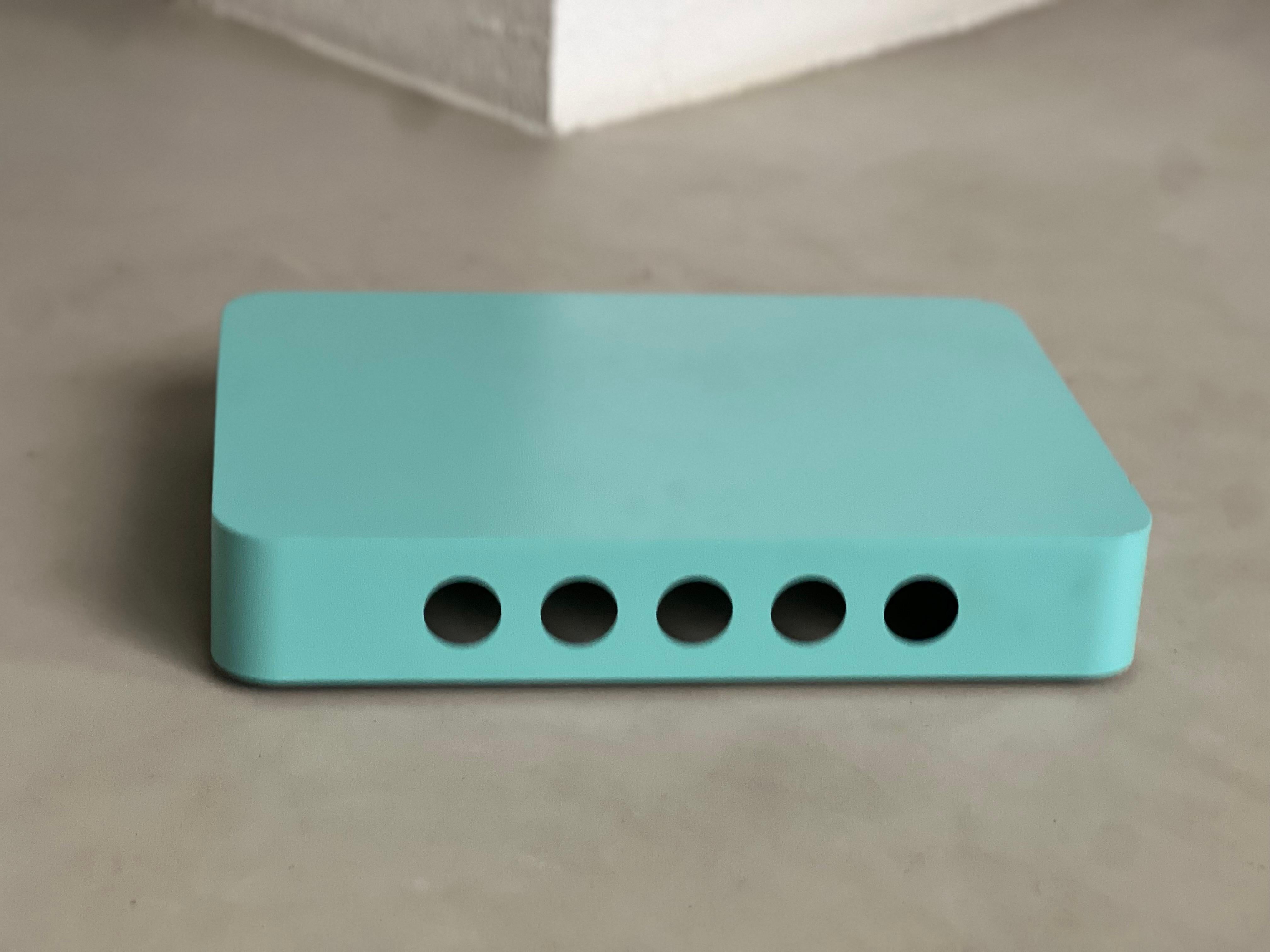Spinzi Bookboard on wheels , contemporain et minimal Tyffany Blue Book Shelf en vente 3