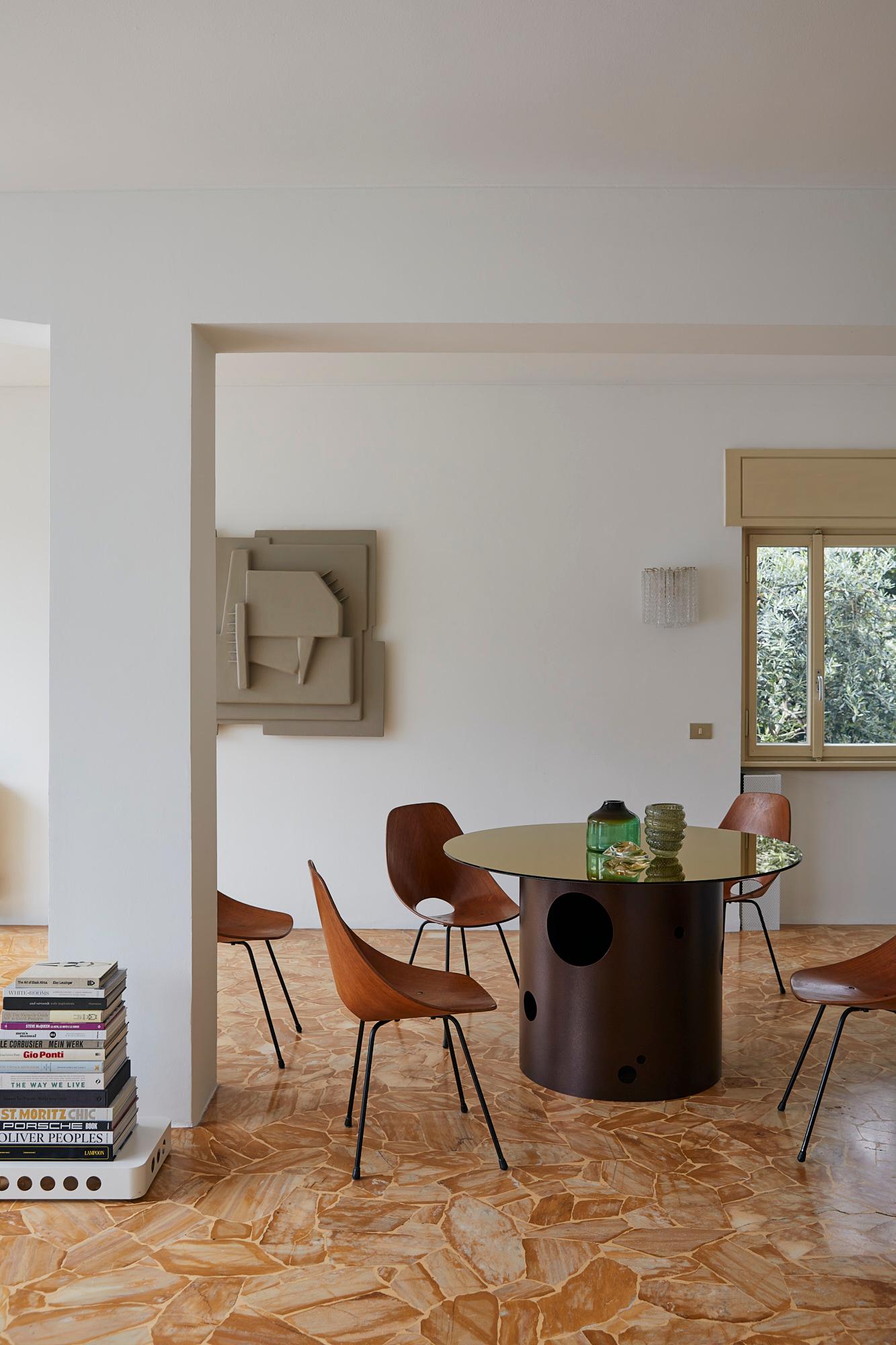 Libreria Spinzi, Scaffale a rotelle con ruote a scomparsa, Whiting in vendita 2