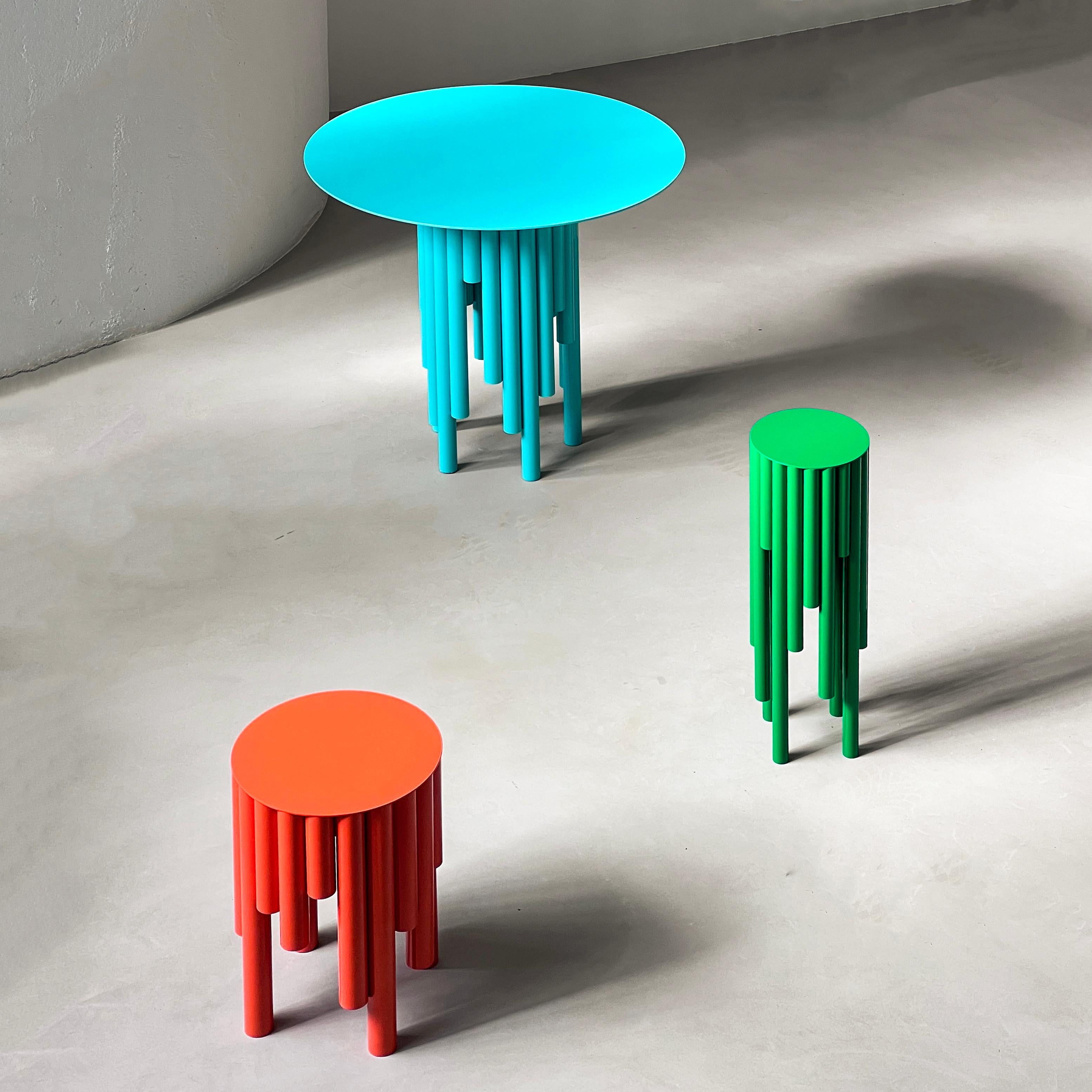 Architektonischer Esstisch - Skulpturaler runder Tisch - Zeitgenössischer Collectible Tisch

Dieser Beistelltisch wurde anlässlich der Milano Design Week 2024 vorgestellt und ist Teil der neuesten Kollektion von Spinzi, Circus. Die von der Klassik