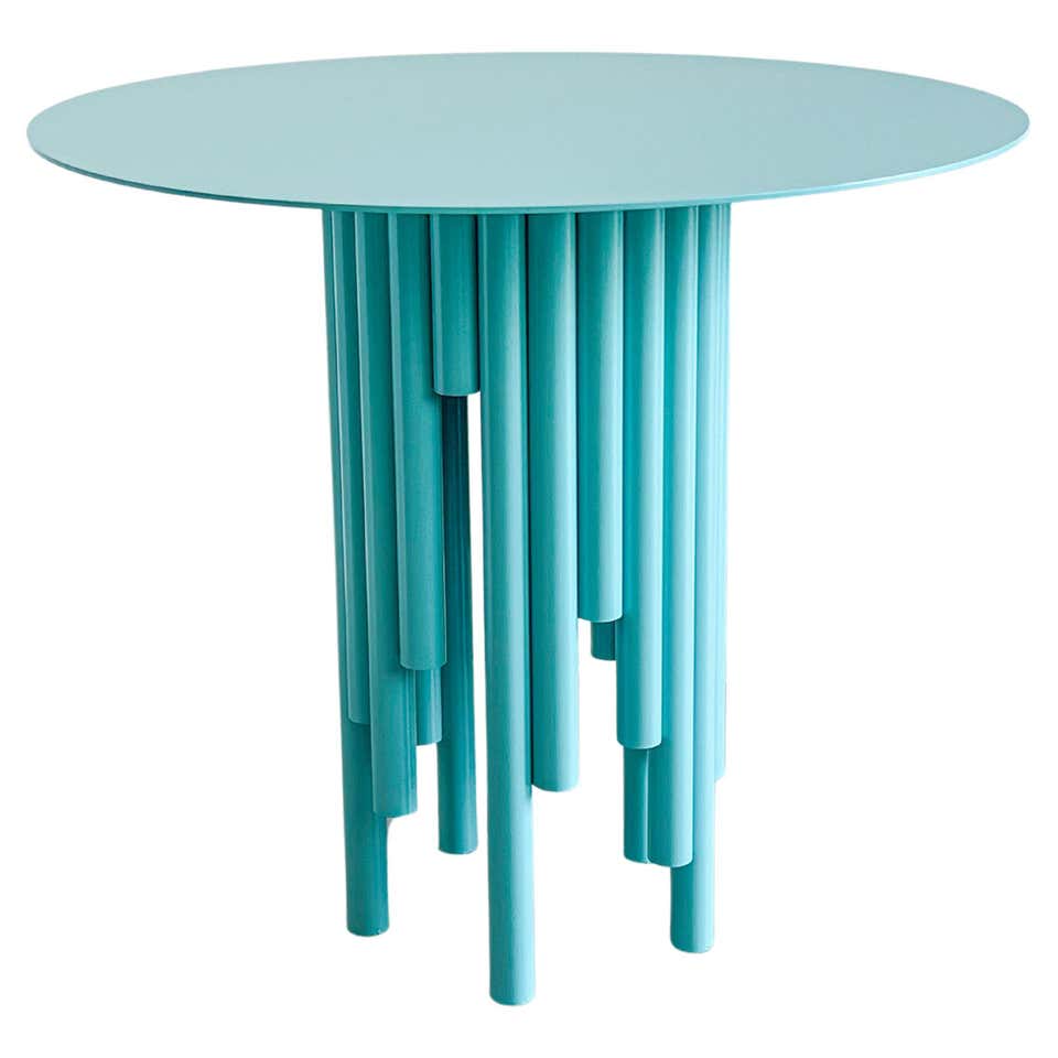 Altobasso Round Blue Dining Table For Sale at 1stDibs | altobaso