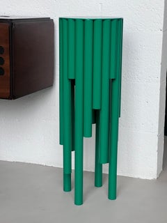 Spinzi Circus Contemporary Side Table, Bright Green, Collectible Design, MDW2024