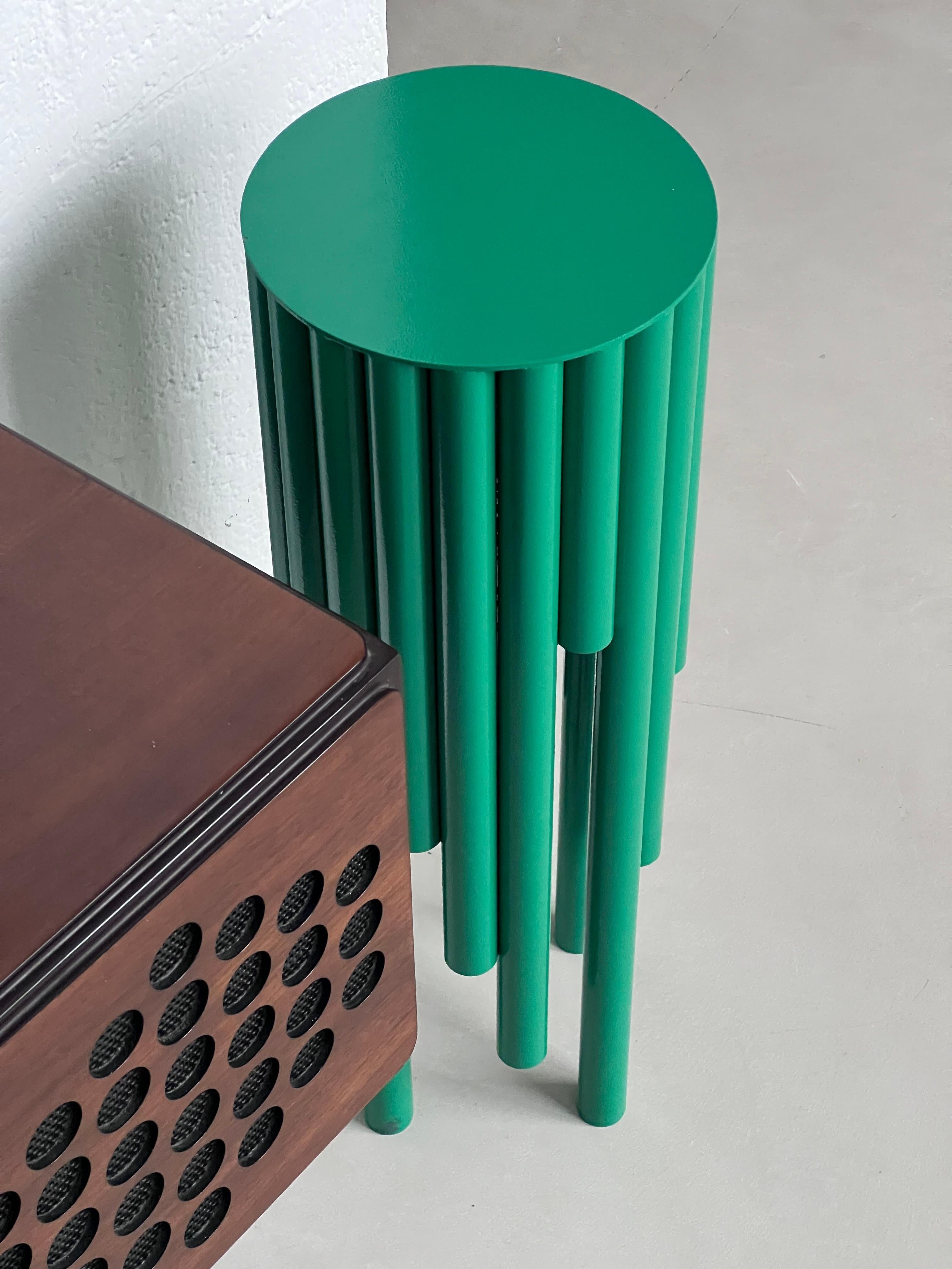 Spinzi Circus Contemporary Side Table, Bright Green, Collectible Design, MDW2024 In New Condition For Sale In Milano, IT
