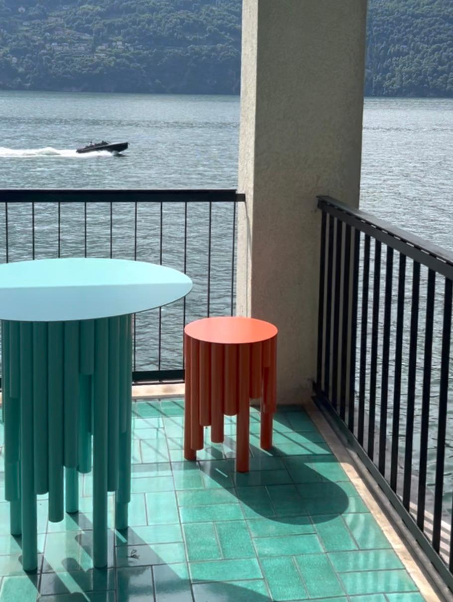 Spinzi Circus Tabouret contemporain, orange vif, Design Collective, MDW 2024 en vente 6