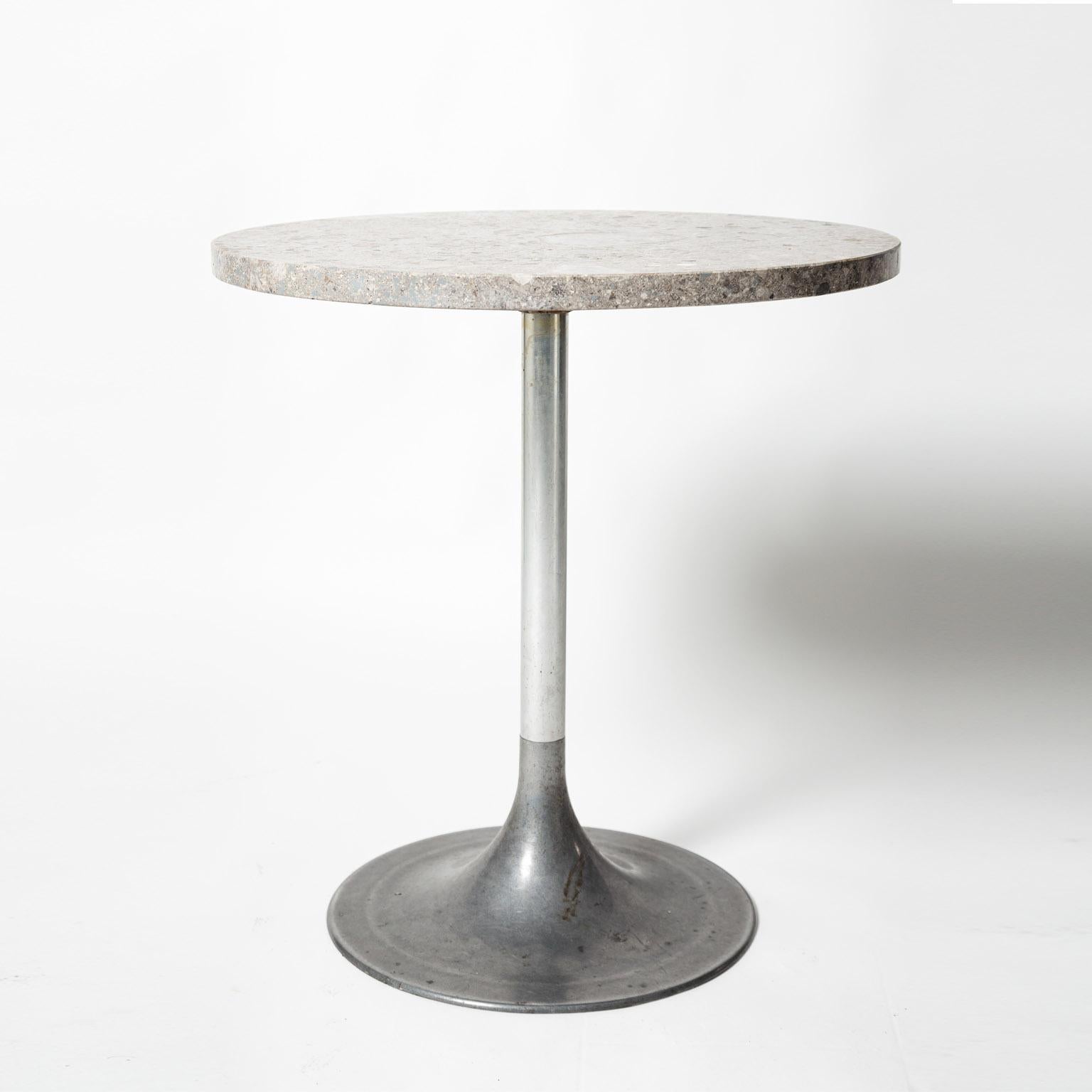 Italian Contemporary italian neo vintage Ceppo stone Origini round table by Spinzi 