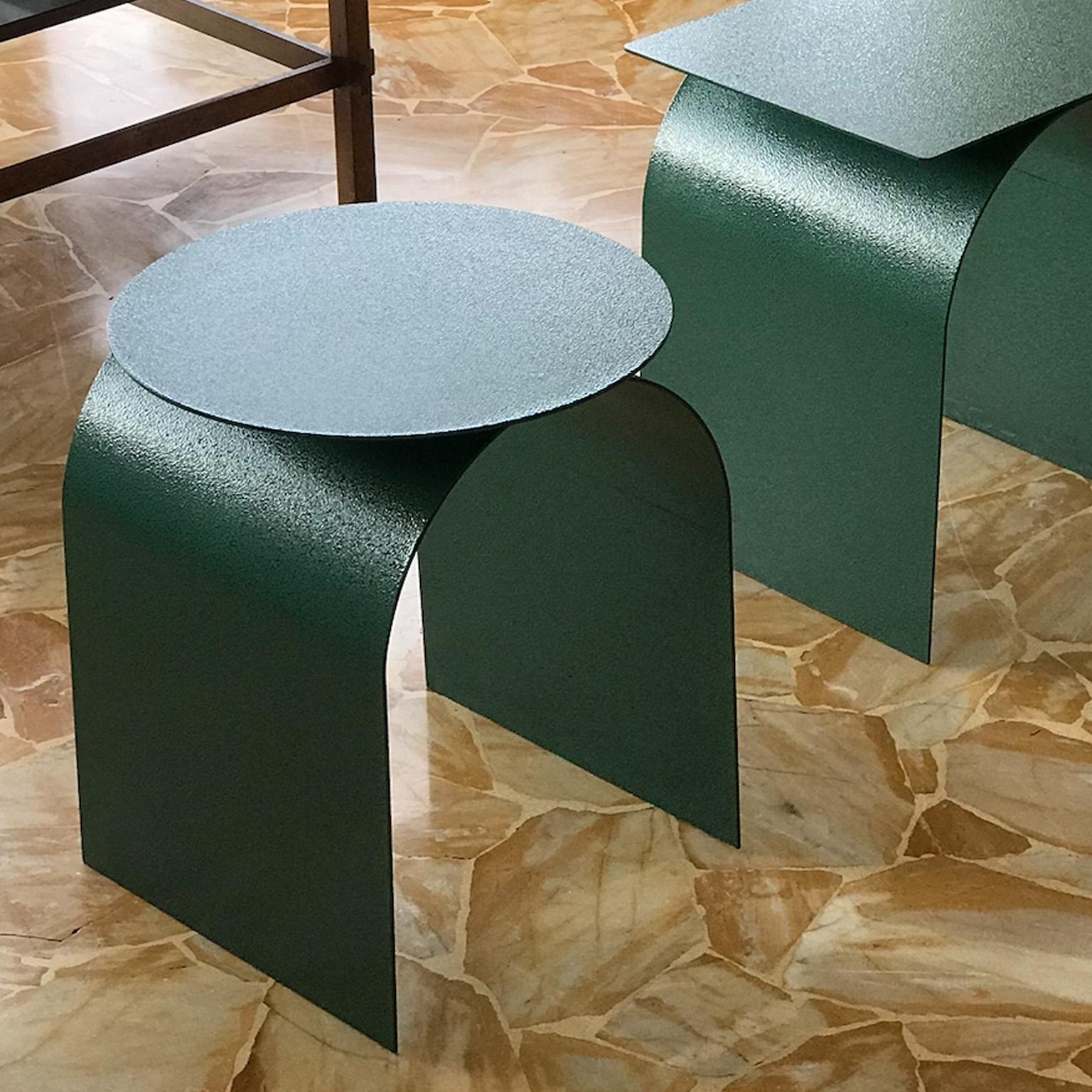 Contemporary Spinzi Palladium Green ''Martellato