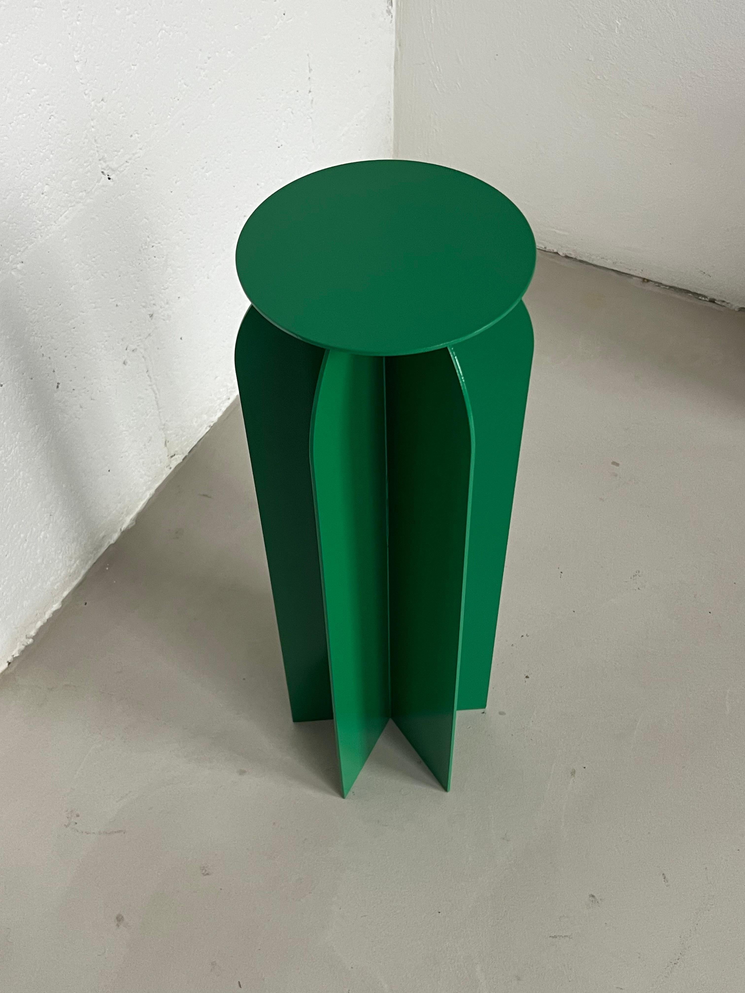 Table d'appoint Spinzi Palladium Rocket, vert vif, design de collection en vente 2