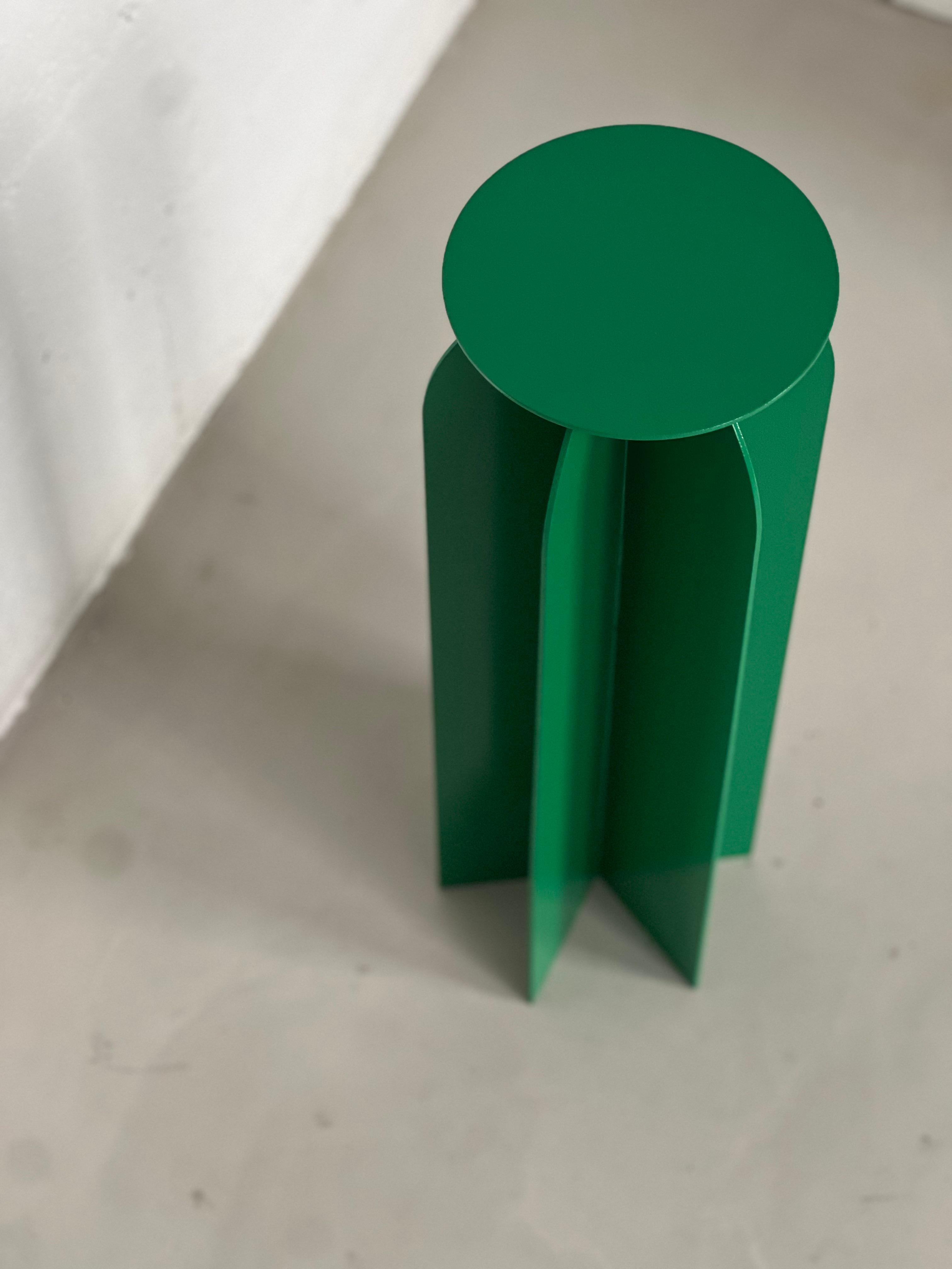 Table d'appoint Spinzi Palladium Rocket, vert vif, design de collection en vente 5