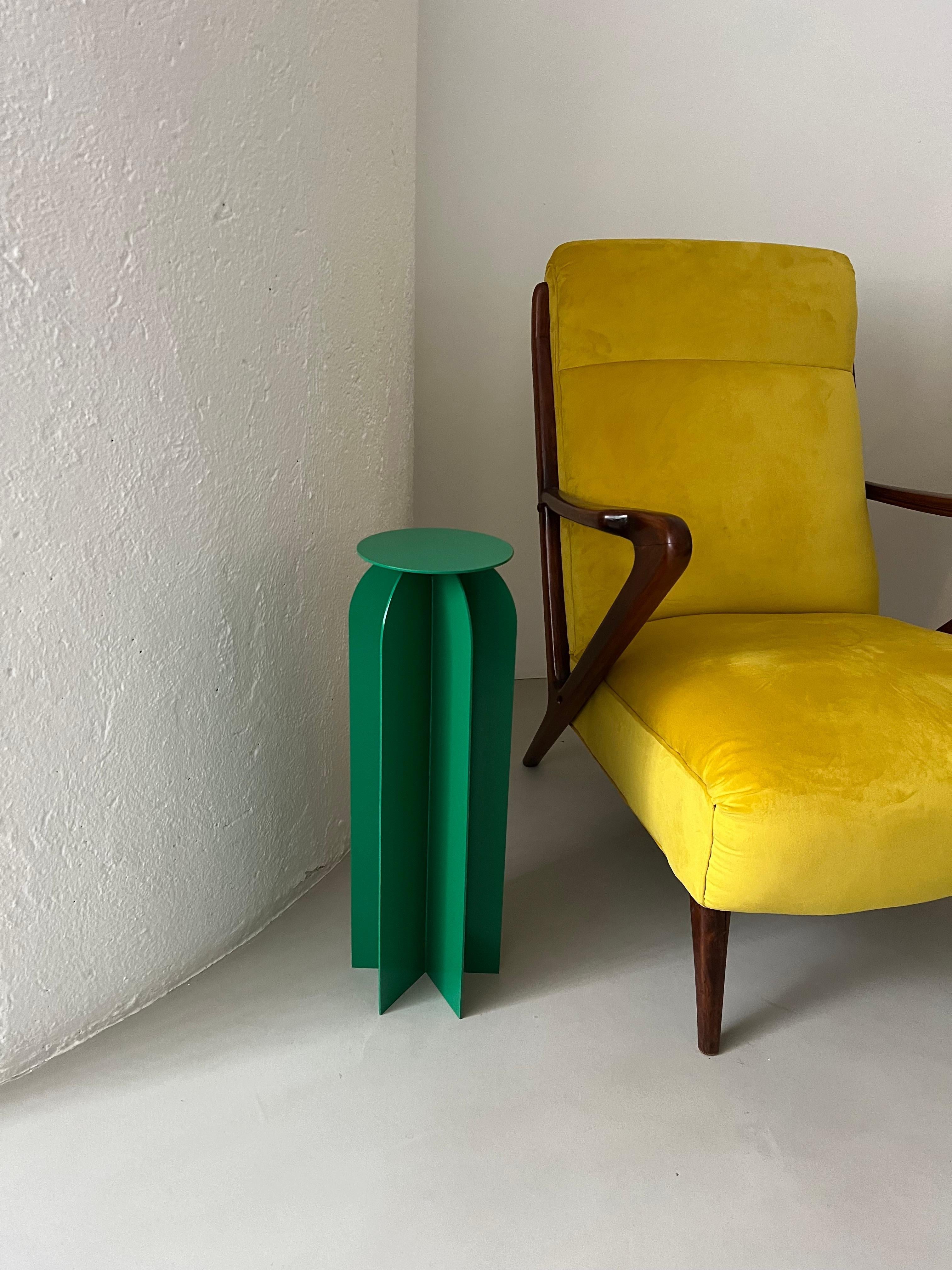Table d'appoint Spinzi Palladium Rocket, vert vif, design de collection en vente 11