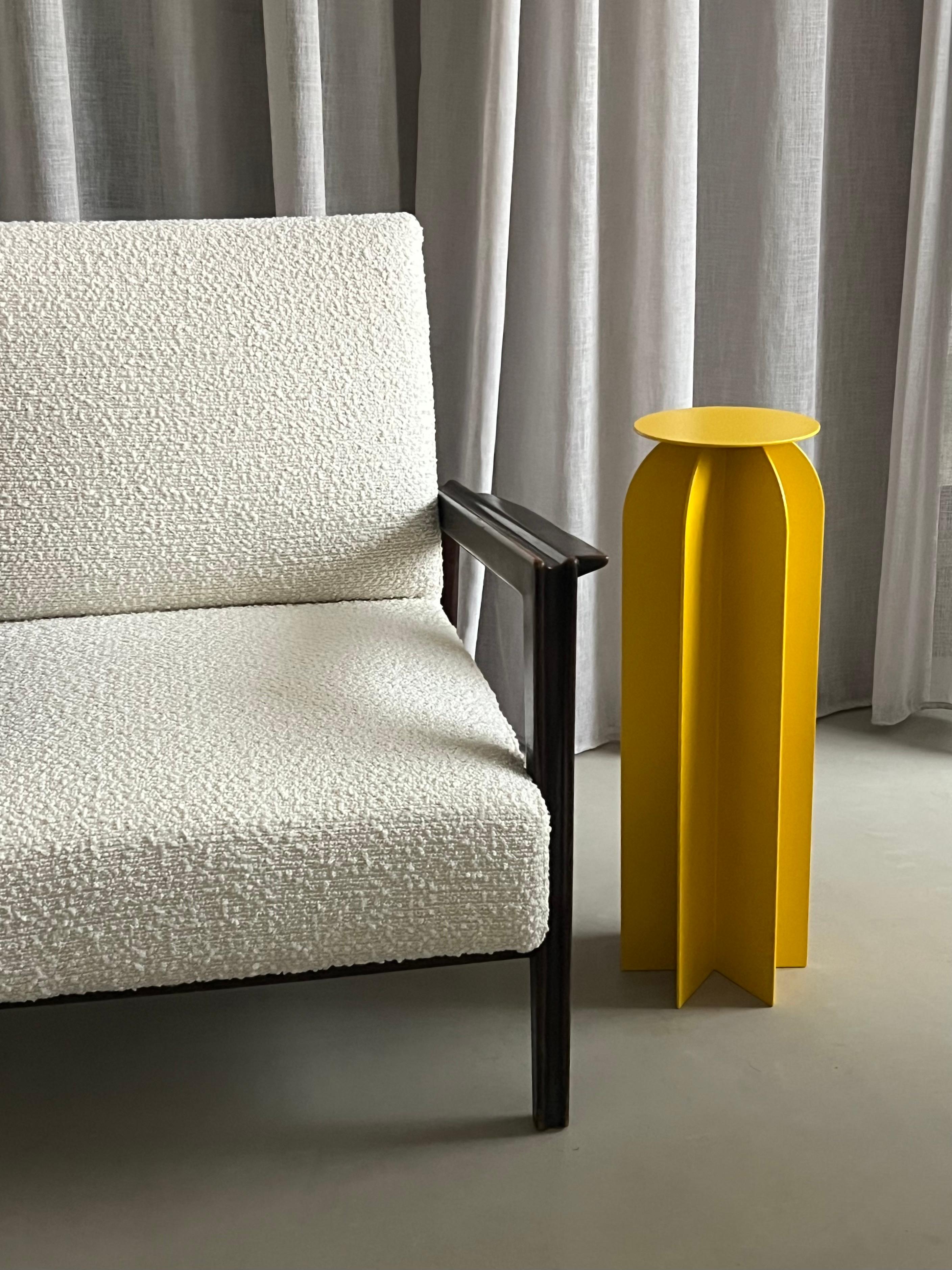 Spinzi Palladium Rocket Beistelltisch, leuchtend gelb, Sammlerstück Design im Angebot 5