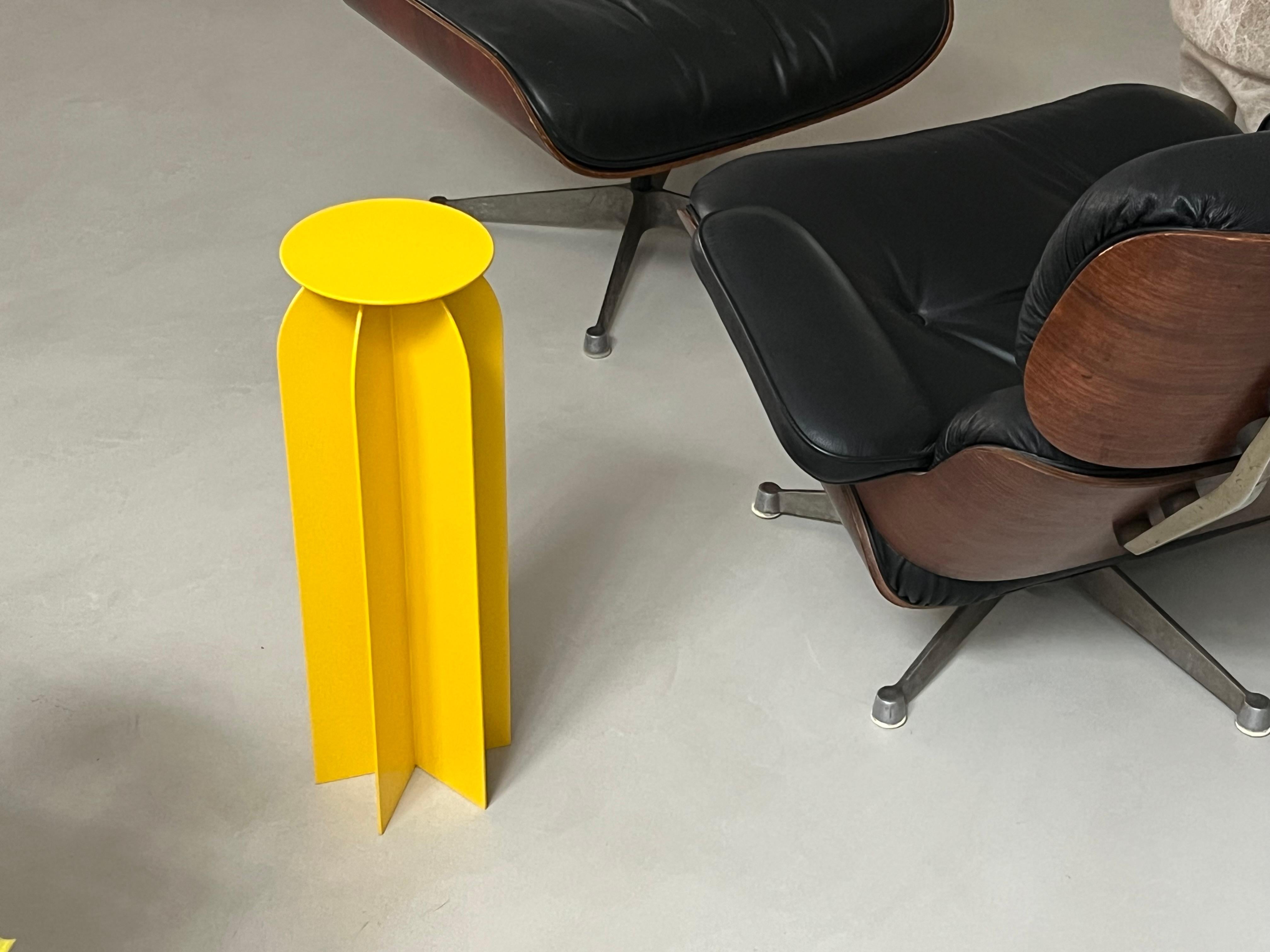 Spinzi Palladium Rocket Beistelltisch, leuchtend gelb, Sammlerstück Design im Angebot 8