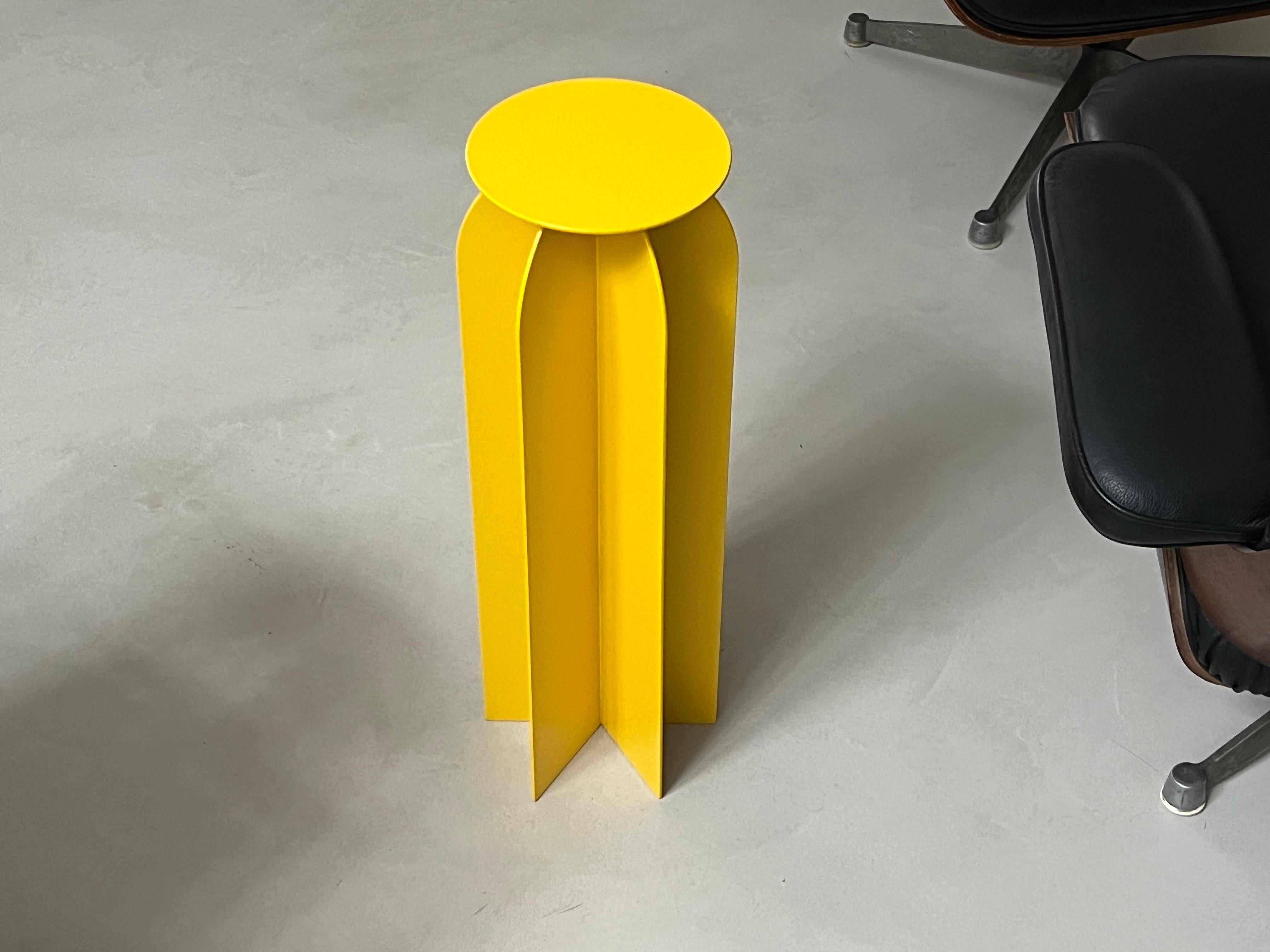 Spinzi Palladium Rocket Beistelltisch, leuchtend gelb, Sammlerstück Design im Angebot 9