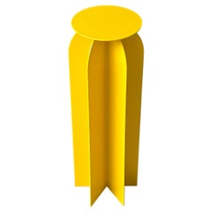 Spinzi Palladium Rocket Beistelltisch, leuchtend gelb, Sammlerstück Design