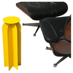 Tavolino Spinzi Palladium Rocket, giallo brillante, design da collezione