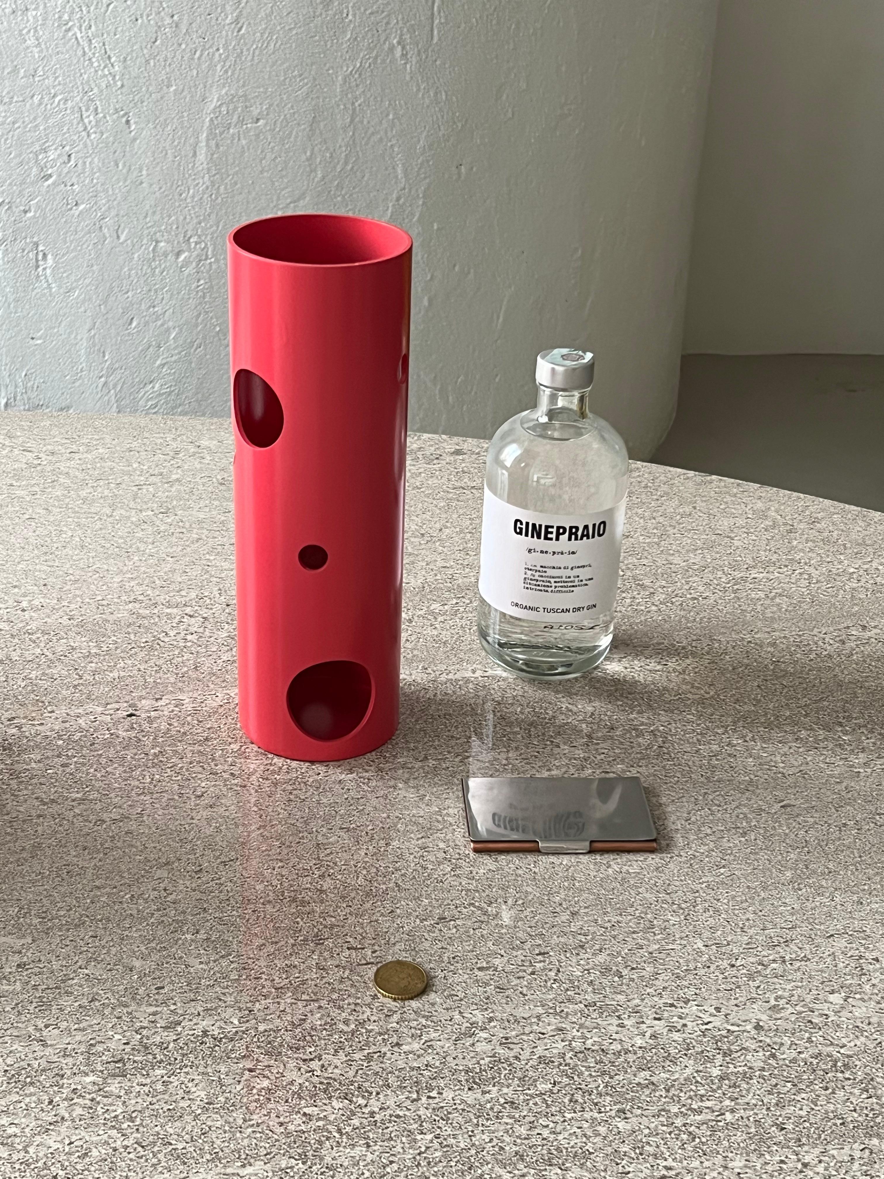 Spinzi Silös Vase, Bright Pink, Collectible Italian Design For Sale 2