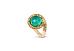 Spira Emerald Cabochon Ring by Capucine H