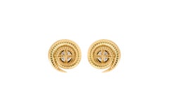 Spira 18k Gold Drop Earrings with 2 Carat Diamonds by Capucine H