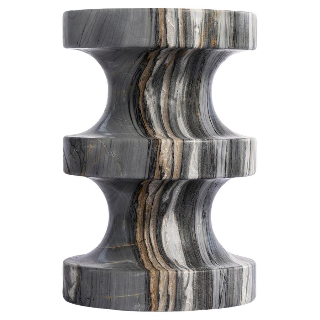 Table d'appoint Spira en marbre Calacata Vintage