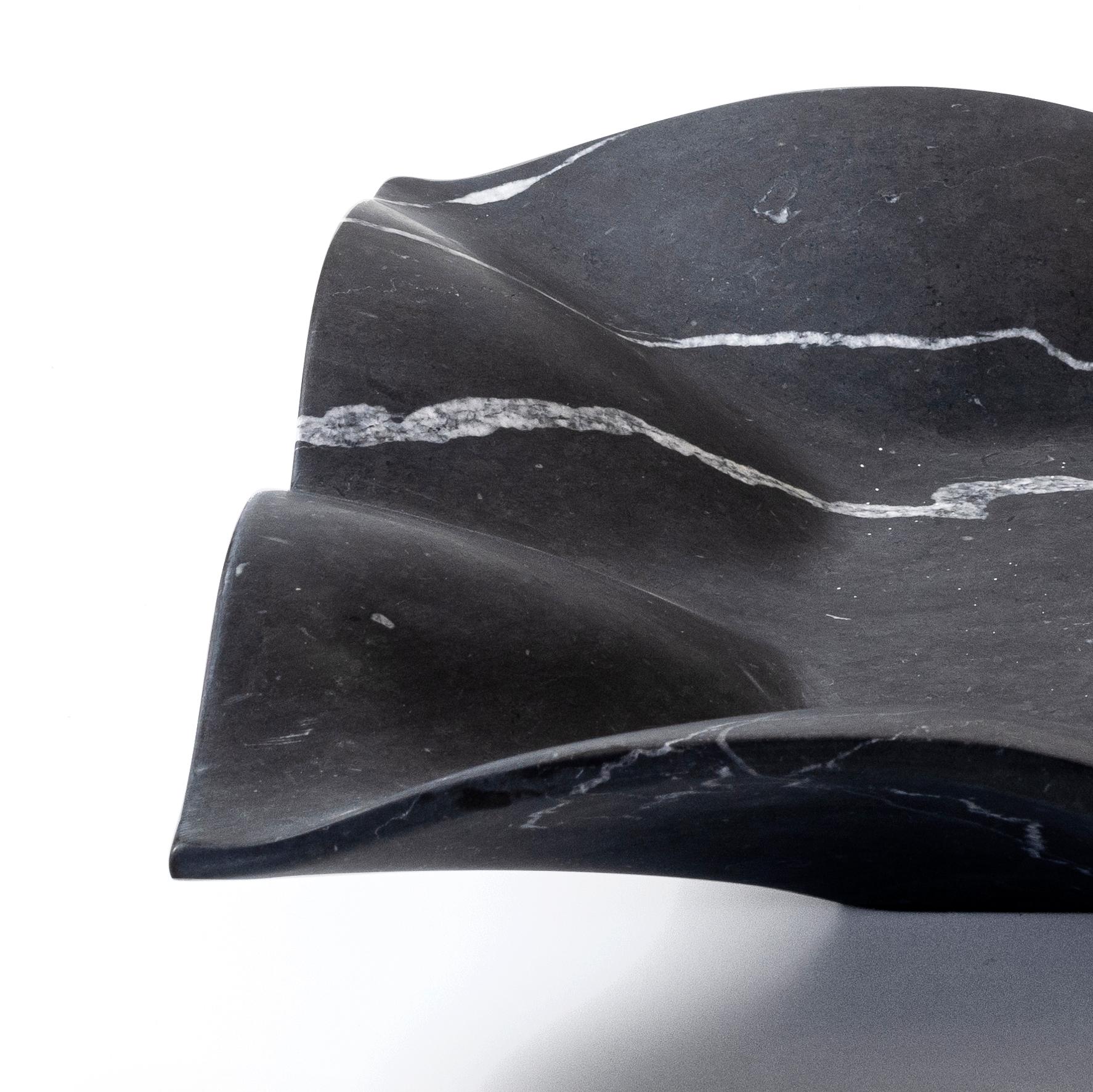 Autre Bol VEIL en marbre Nero Marquina en vente