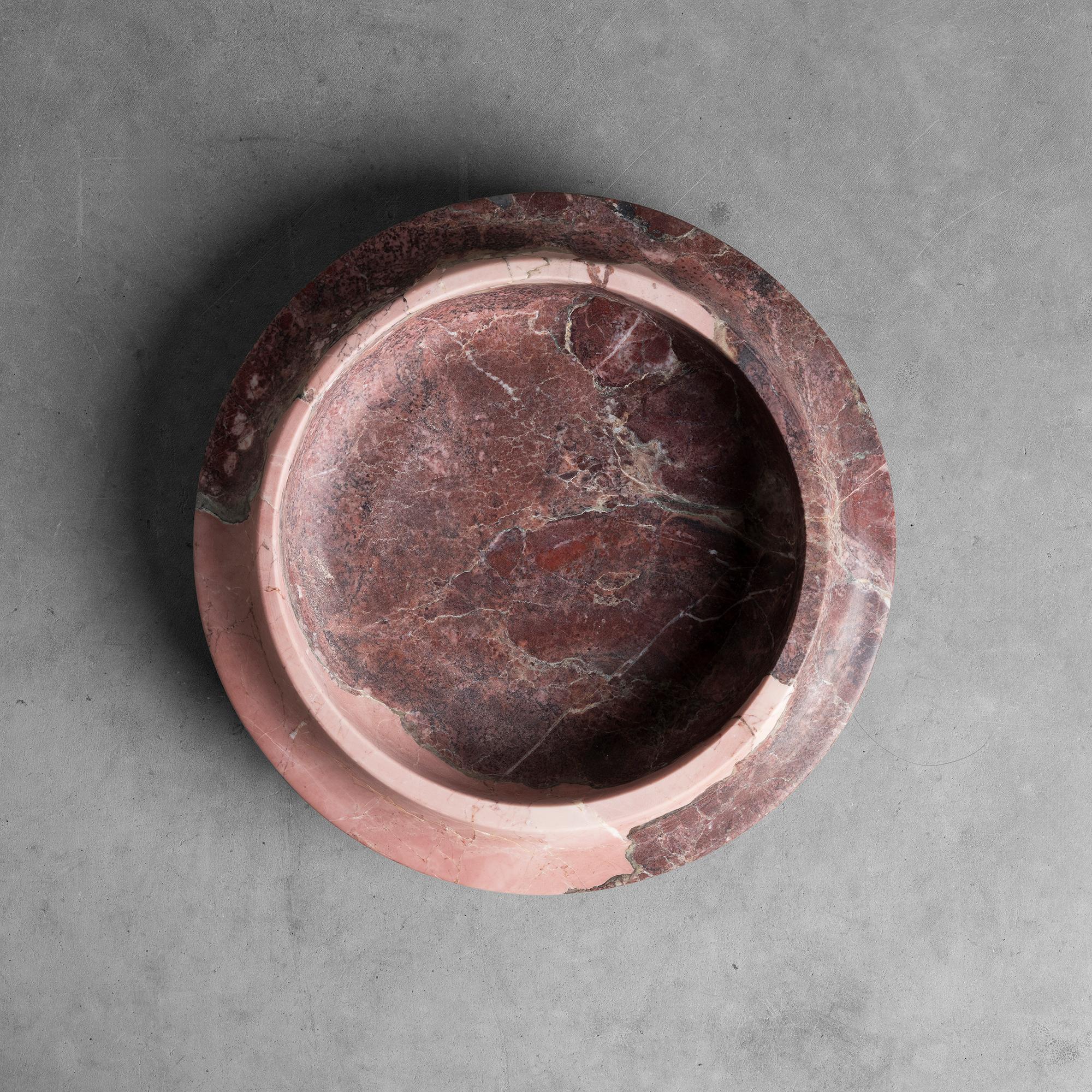 Italian SPIRA Vessels Limited Edition in Breccia Acquasanta For Sale